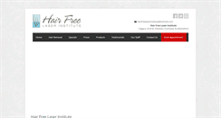 Desktop Screenshot of hairfreelaserinstitute.com